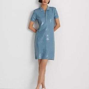Lauren Ralph Lauren Blue Sequin Mini Dress